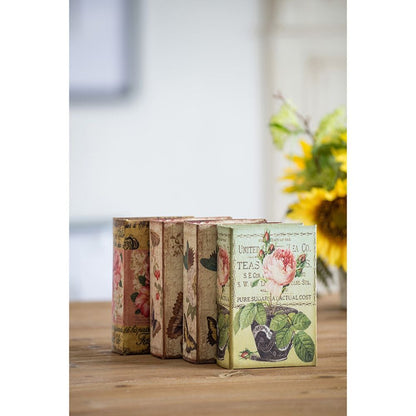 Book Boxes (Set of 4) - Multi