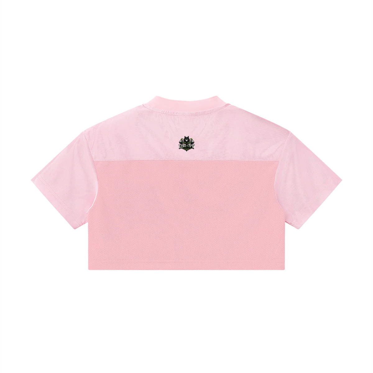 Loki & Ivy Women’s Cropped Paneled V-Neck Jersey