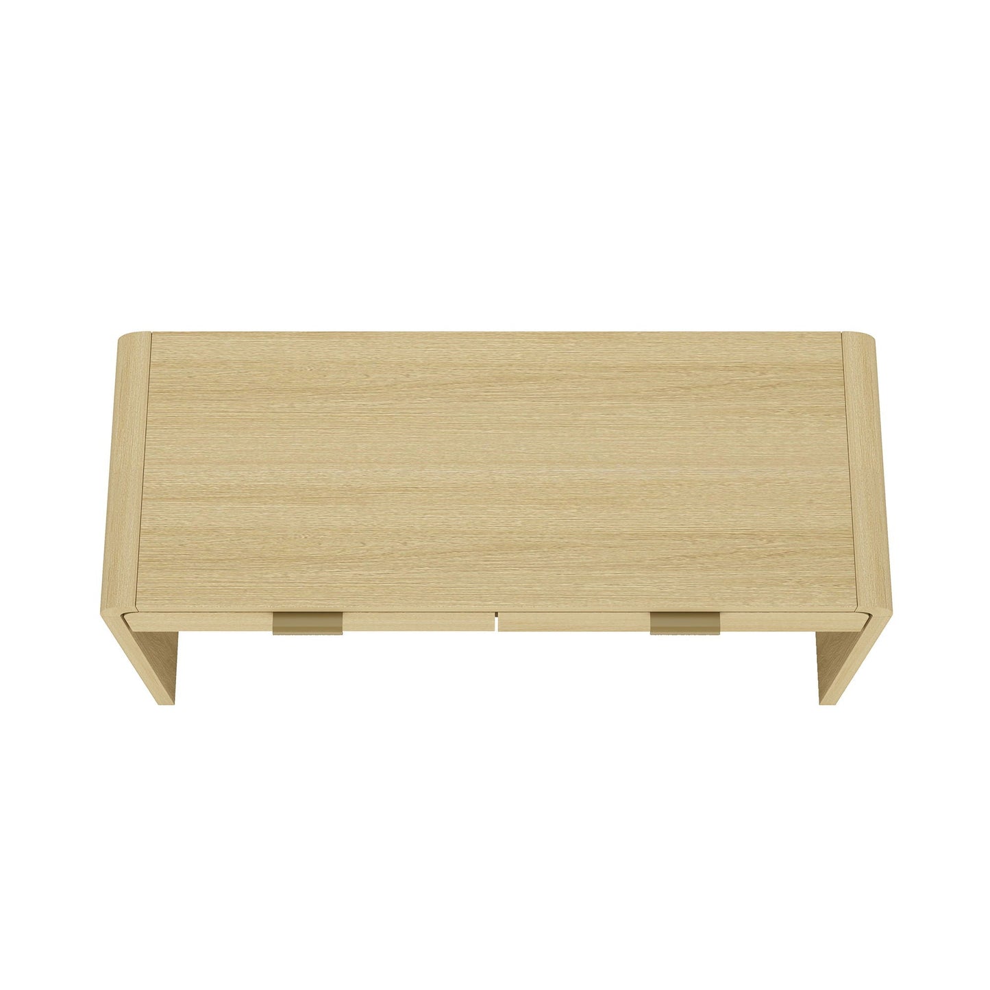 Grace - Office Desk With 2 Drawers - Oak