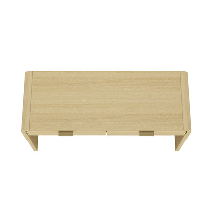 Grace - Office Desk With 2 Drawers - Oak