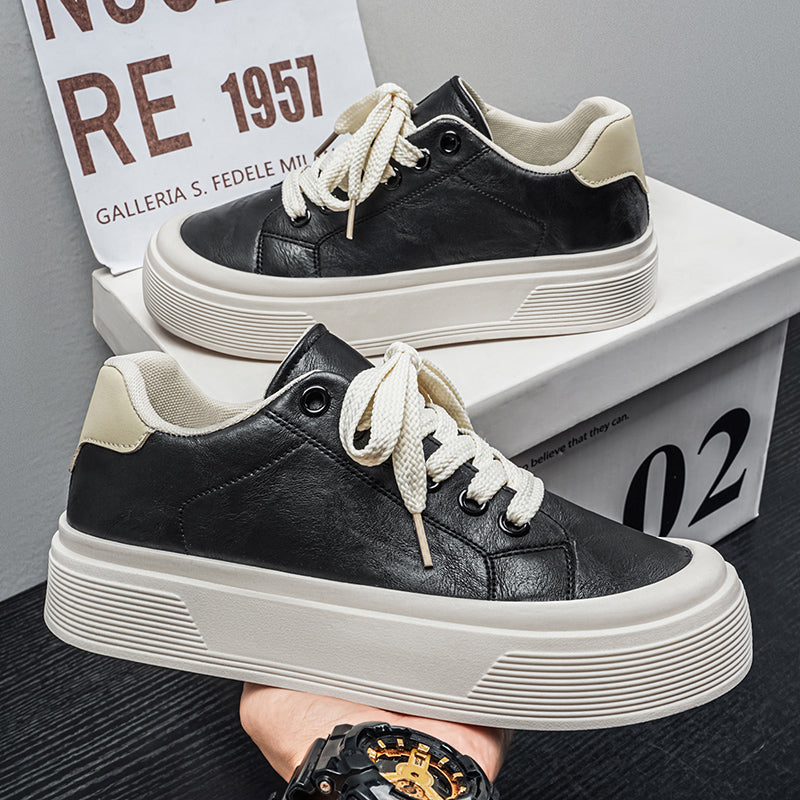 2026 Summer Viral Men Trendy Skate Shoes, Premium Edgy Casual Chunky Flat Breathable Sneakers