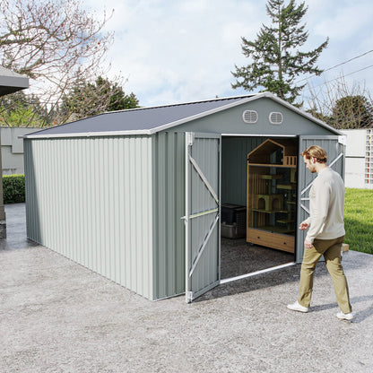 10x12 FT Outdoor Metal Storage Shed