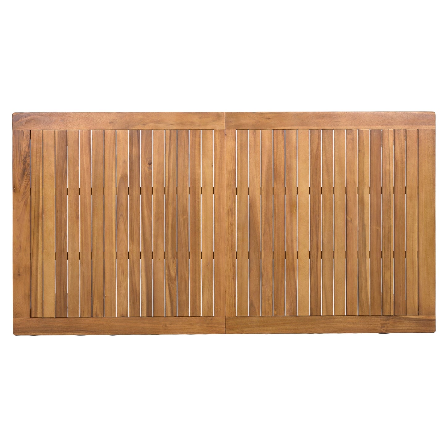TOPMAX Patio 5pcs Wooden Dining Table Set