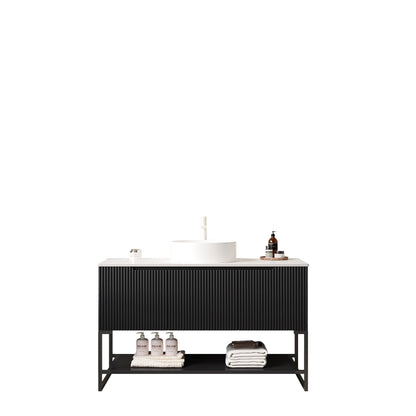 Tulio 48" Bathroom Vanity with Sink and Storage Cabinet
