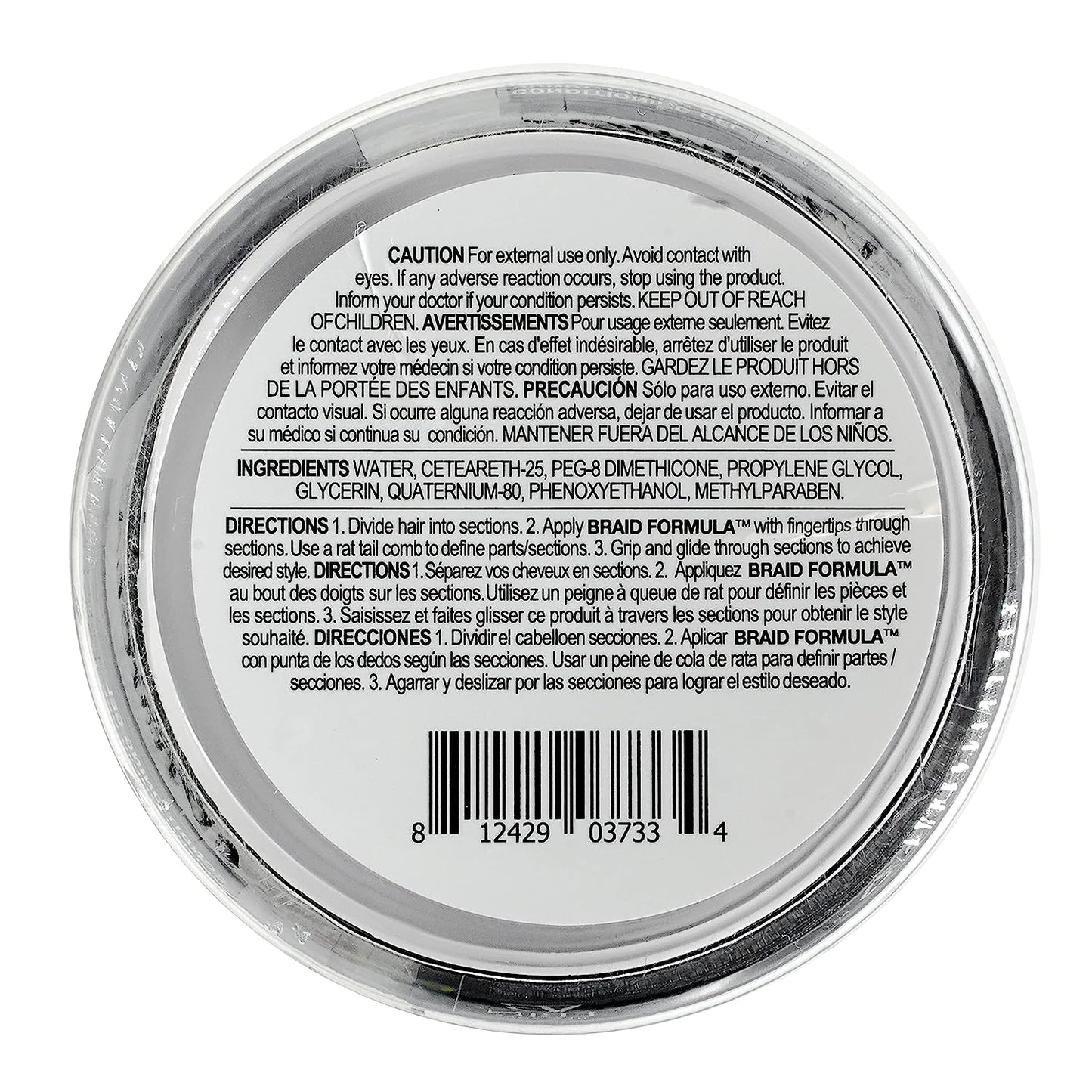 EBIN New York Braid Formula Conditioning Gel, Super Hold, 11 oz