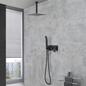 Matte Black Shower Head Set