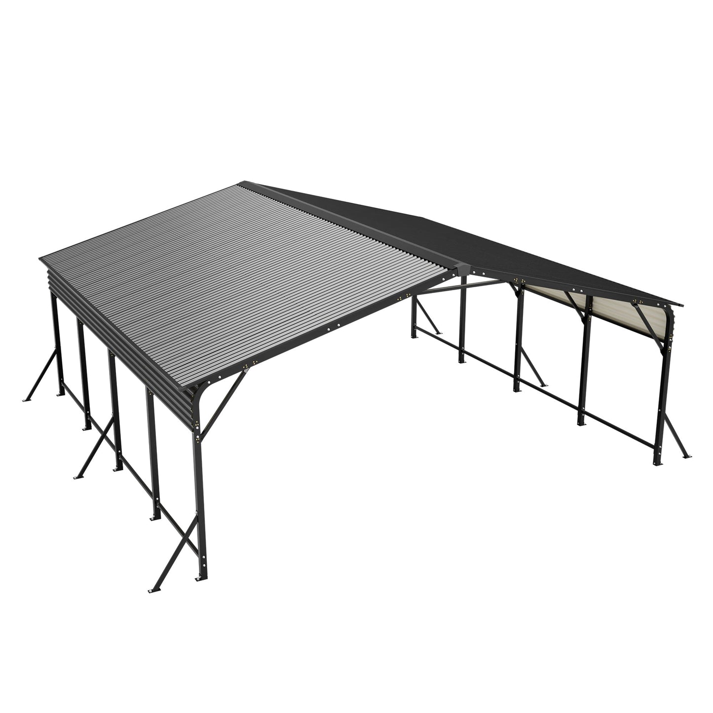 20'x20' Galvanated Steel Carport Canopy