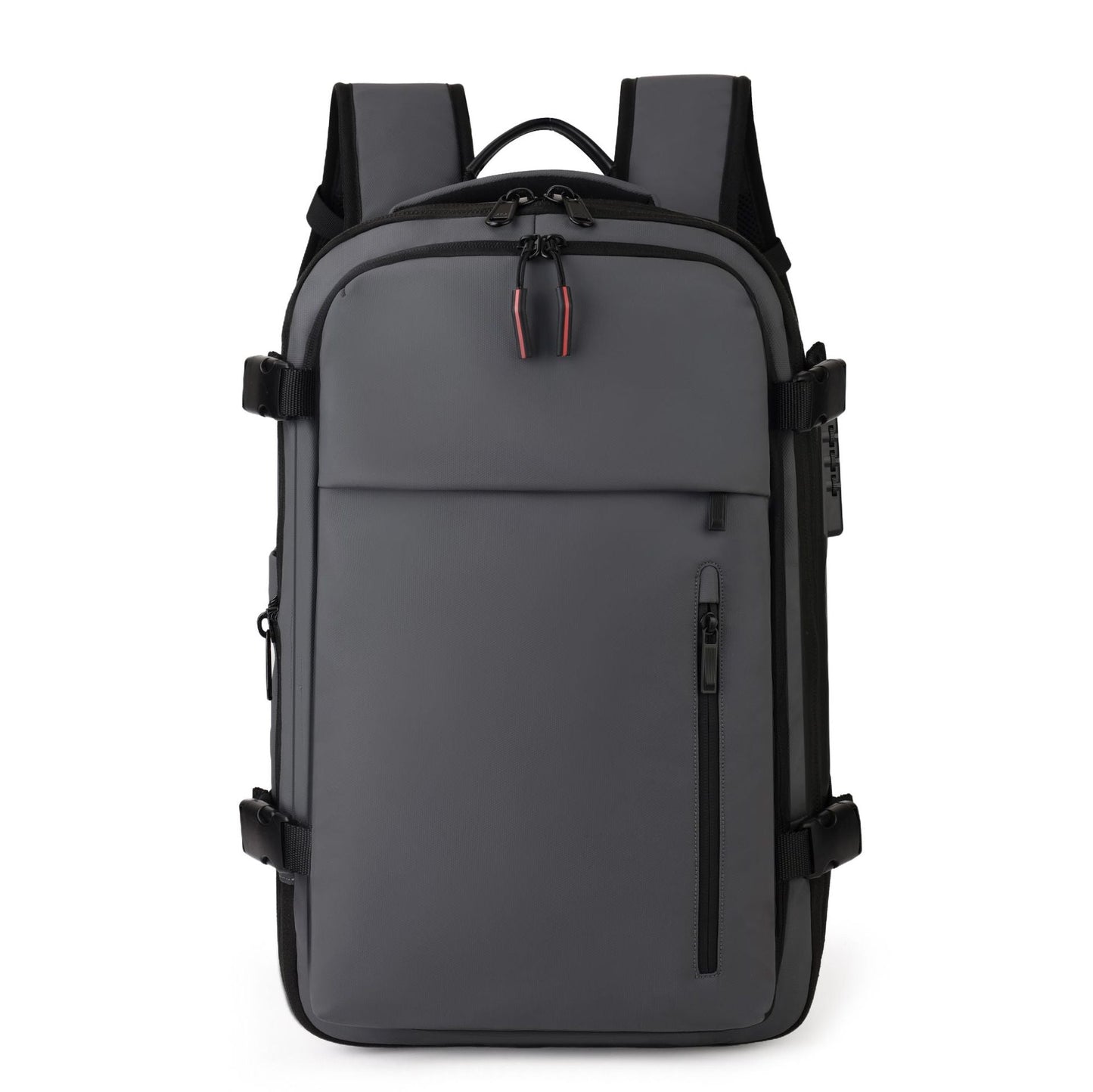 Vacuum-sealed Backpack Cross-border Trade Large Capacity Compression Design Short-trip Travel Bag With USB Charging Port