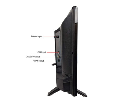Supersonic 24" 12 Volt ACDC Widescreen LED HDTV with USB, SD Card Reader and HDMI (SC-2411)