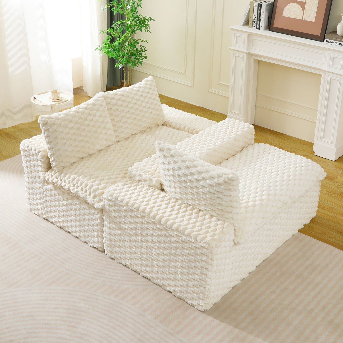 Multifunctional Sofa, Side-By-Side Or Facing Each Other