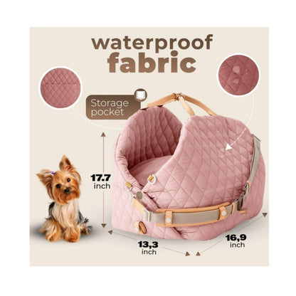 3-in-1 Cotton Multipurpose Pet Carrier & Car Seat.