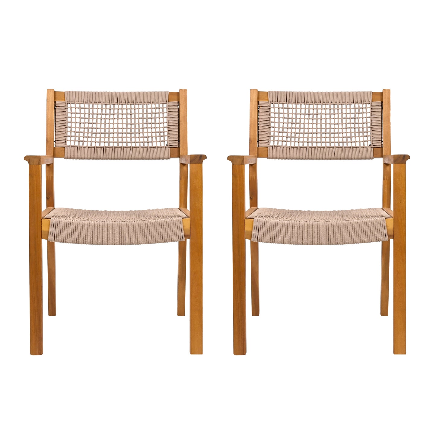 Braided Dining Chair - Set of 2