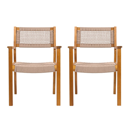 Braided Dining Chair - Set of 2