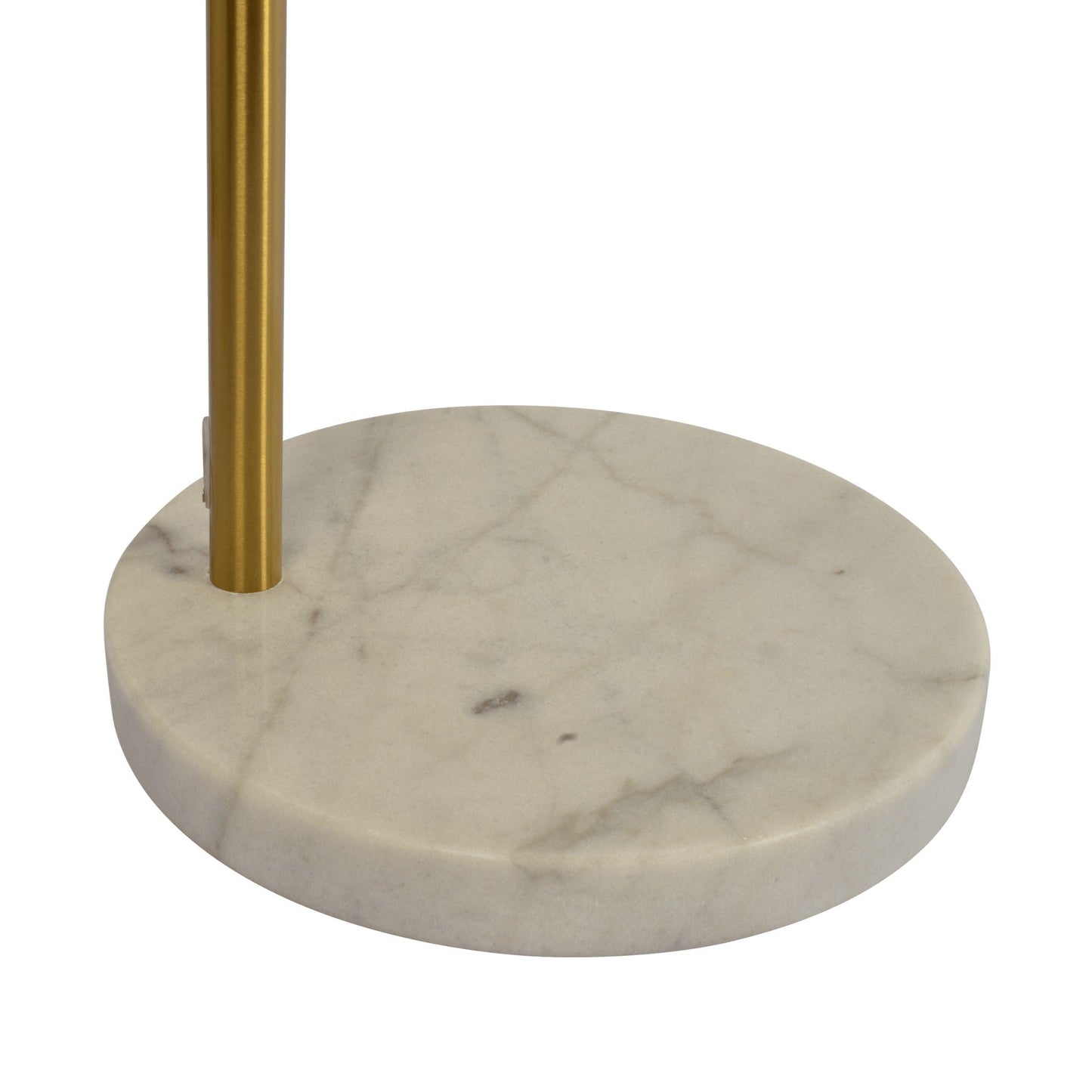 Ambient - Arch Floor Lamp With Large Shade - Gold / White