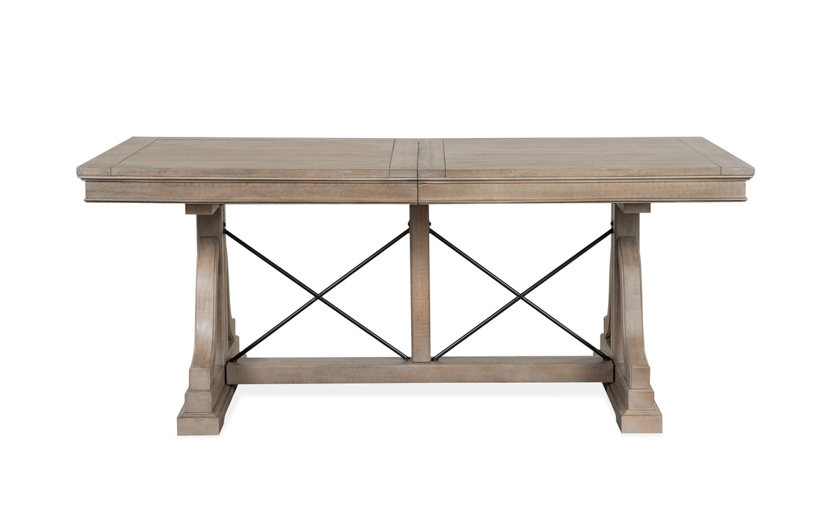 Paxton Place - Trestle Dining Table - Dovetail Gray