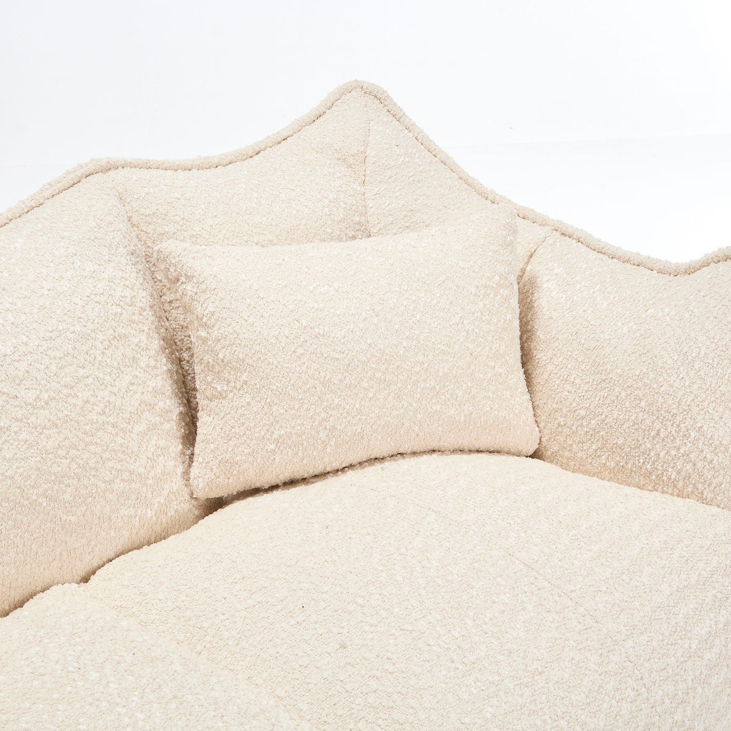 Comfortable Dual Beanbag Chair With High Resilience Foam Core For 2 People
