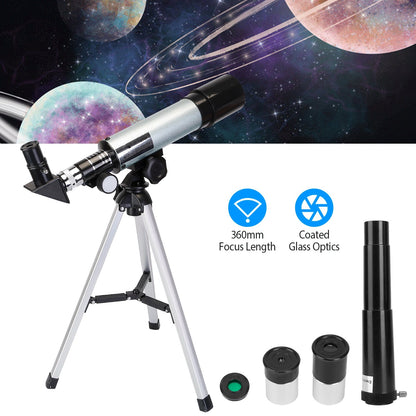 Astronomical Telescope 90X with Tripod for Kids & Beginners