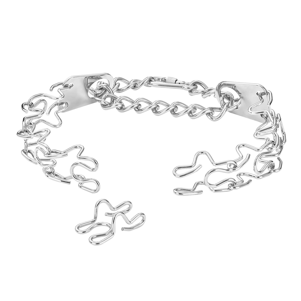 Stainless Steel Detachable Buckle Anti-Pull Dog Leash Collar