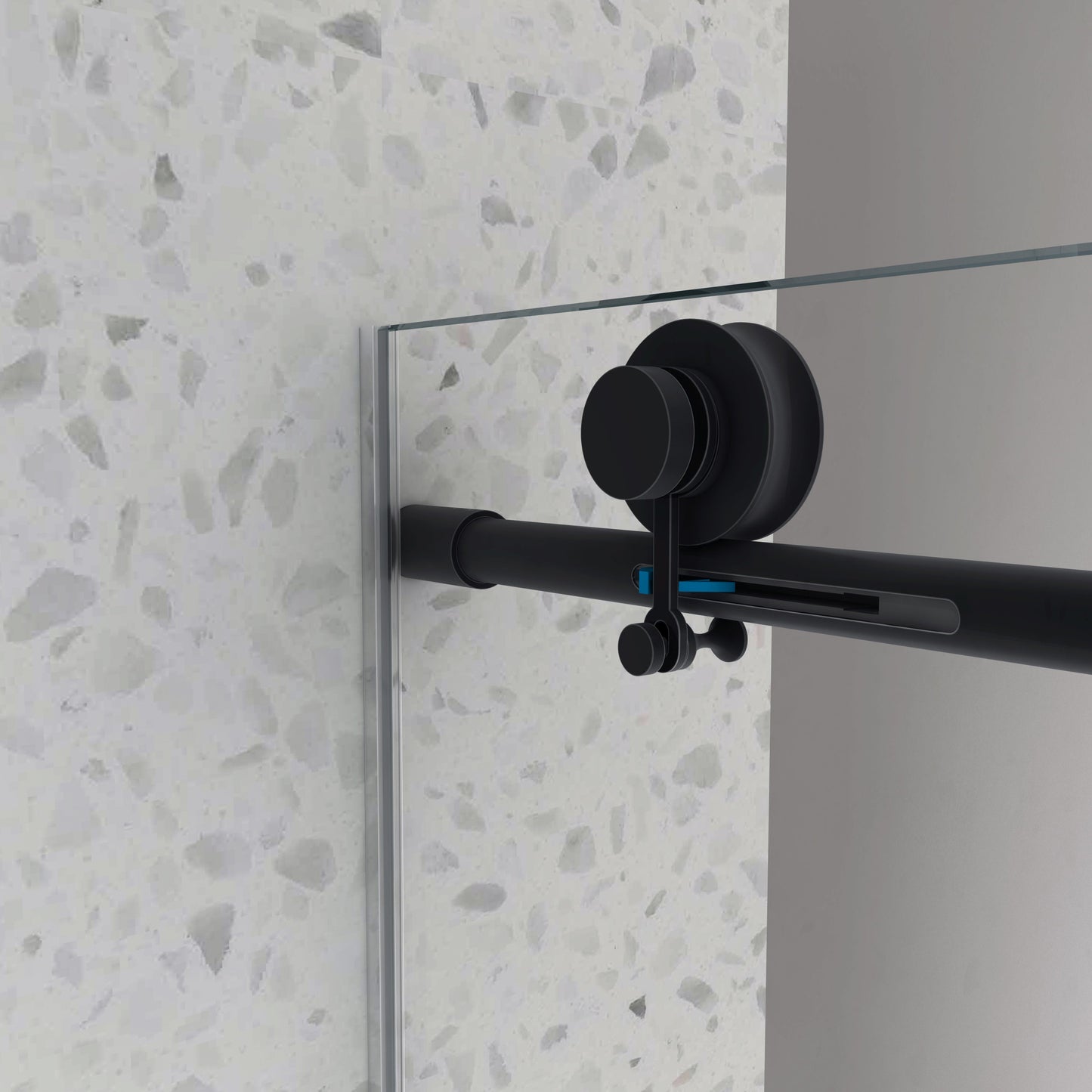 6063 Matte Tempered Glass Shower Door