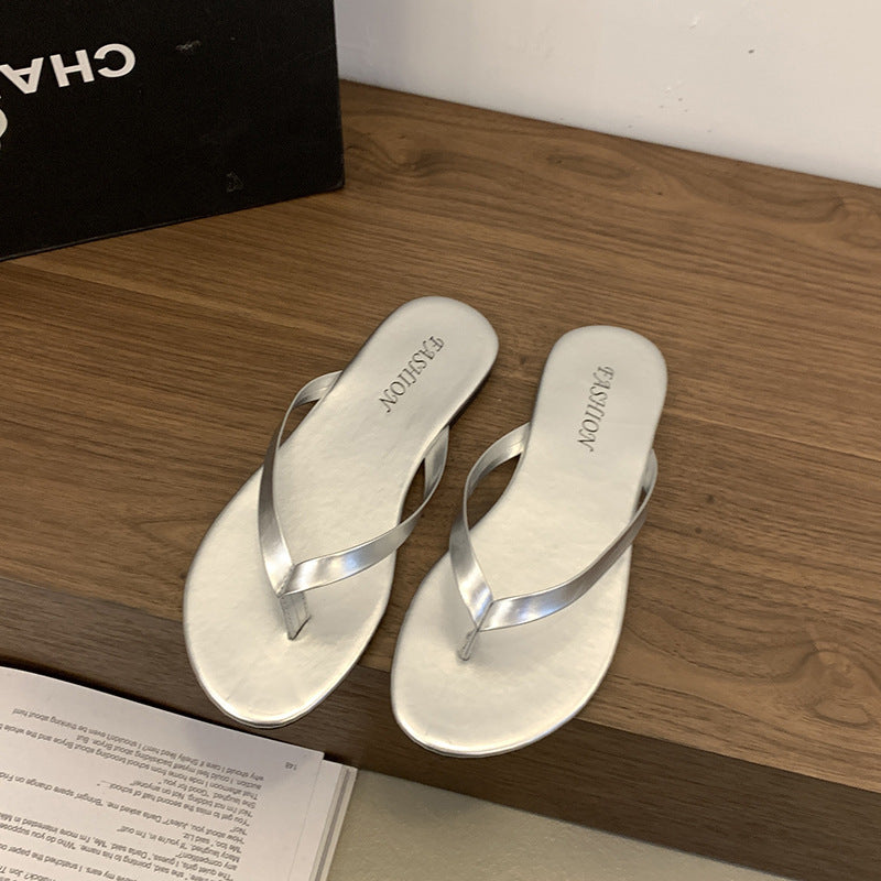 Womens Plus-size Flat Sandals For Spring And Summer