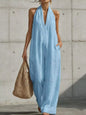 Halter Neck Wide-Leg Jumpsuit