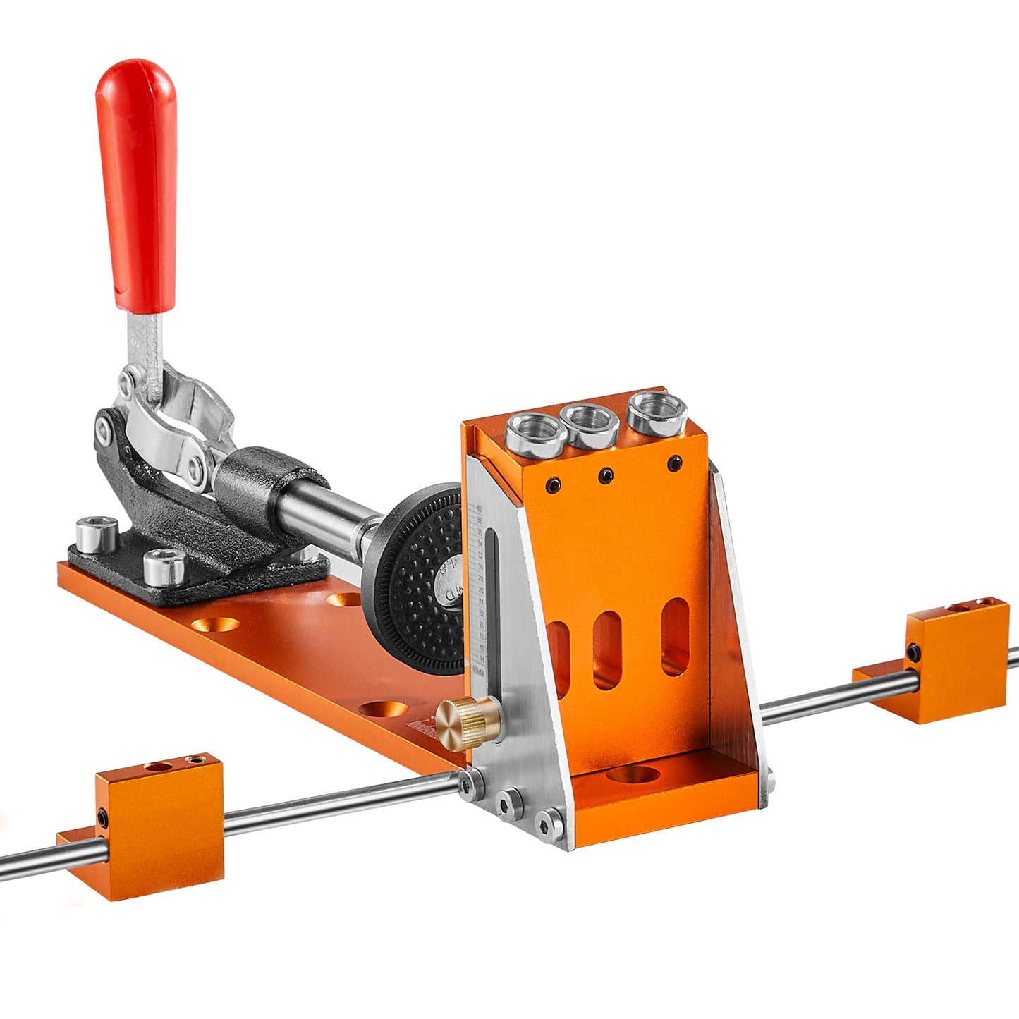 Pocket Hole Jig Kit, 34 Pcs with Adjustable Depth and C-Clamp