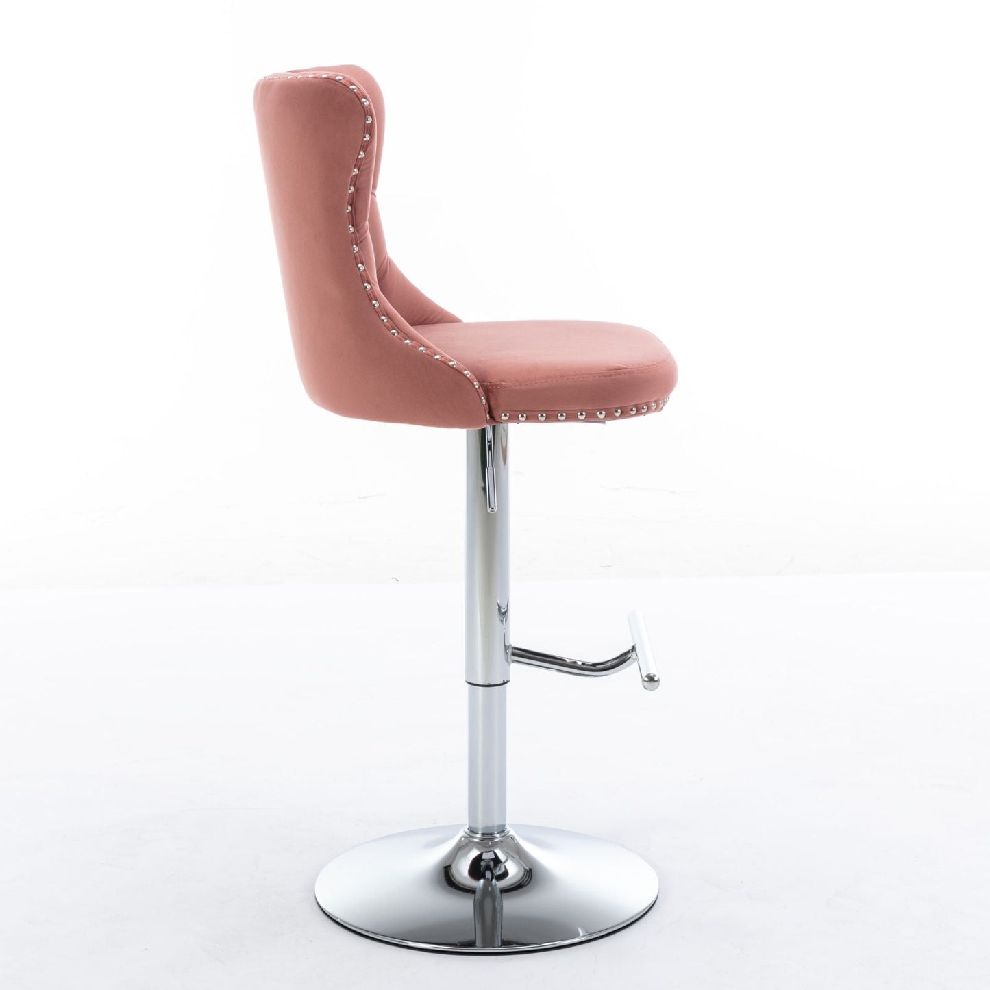 Swivel Adjustable Height Barstools Set of 2