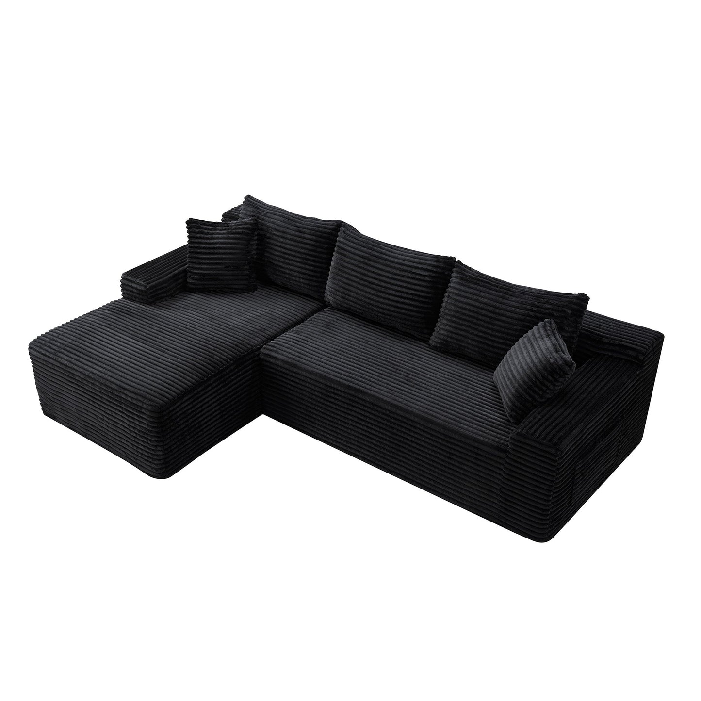 94.5" Cloud Modular Sectional Sofa Couch with L-Shape Chaise