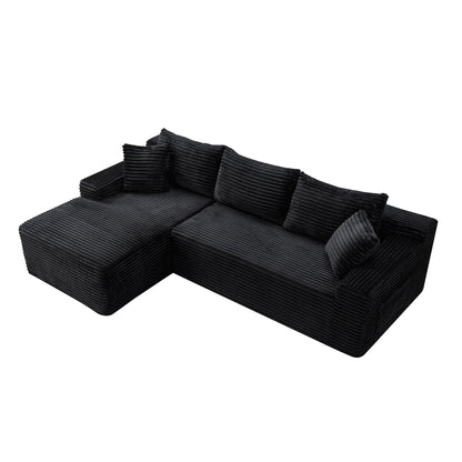 94.5" Cloud Modular Sectional Sofa Couch with L-Shape Chaise