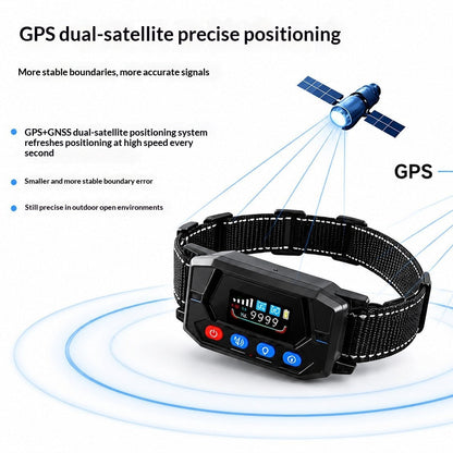 Smart GPS Wireless Fence & Tracking Training Collar