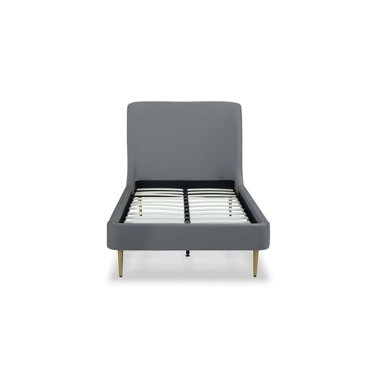 Heather - Upholstered Bed With Curved Headboard