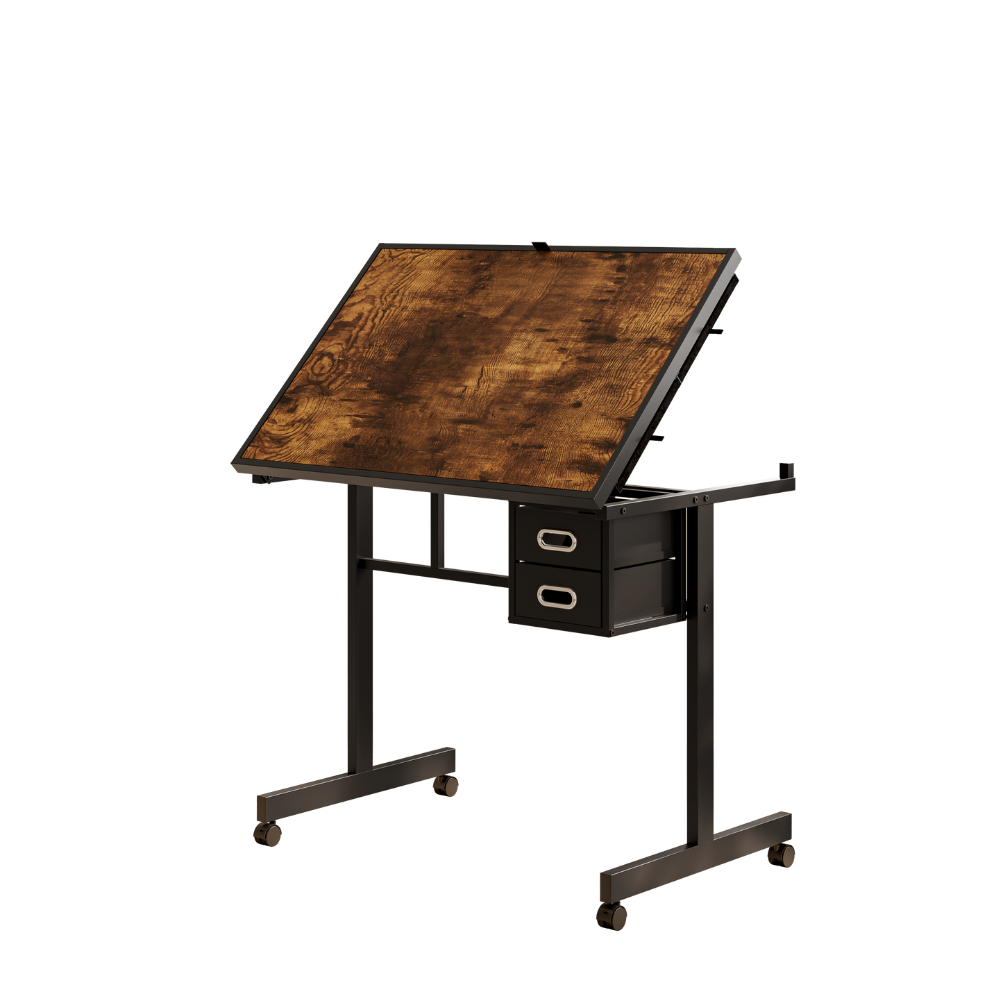 1000 Pieces Jigsaw Puzzle Metal Table with 4 Trays and 2 Drawers