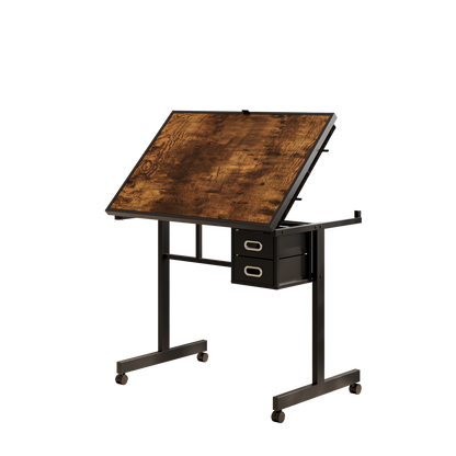 1000 Pieces Jigsaw Puzzle Metal Table with 4 Trays and 2 Drawers