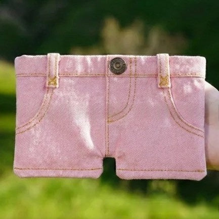Denim Jacket Convenient To Carry When You Go Outdenim Wallet And Cardholder