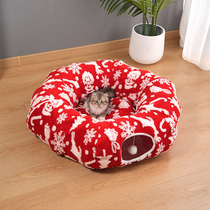 Donut-shaped Pet Bed Cat Mattress