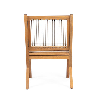 Patio Dining Chair with Cushion (Set of 2)