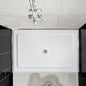 60" x 32" Shower Base, Central Drain Single Threshold
