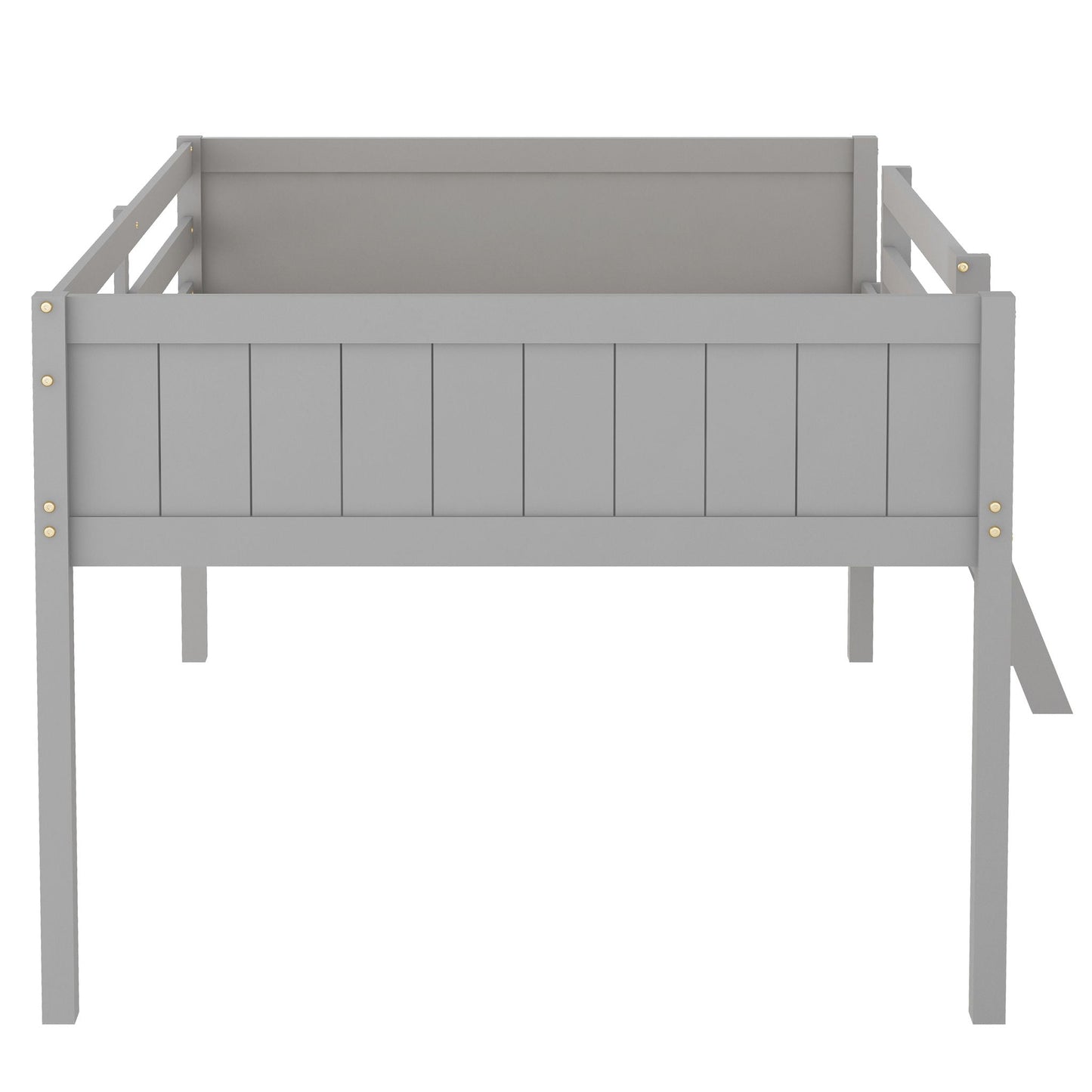 Low Loft Bed With Adjustable Ladder