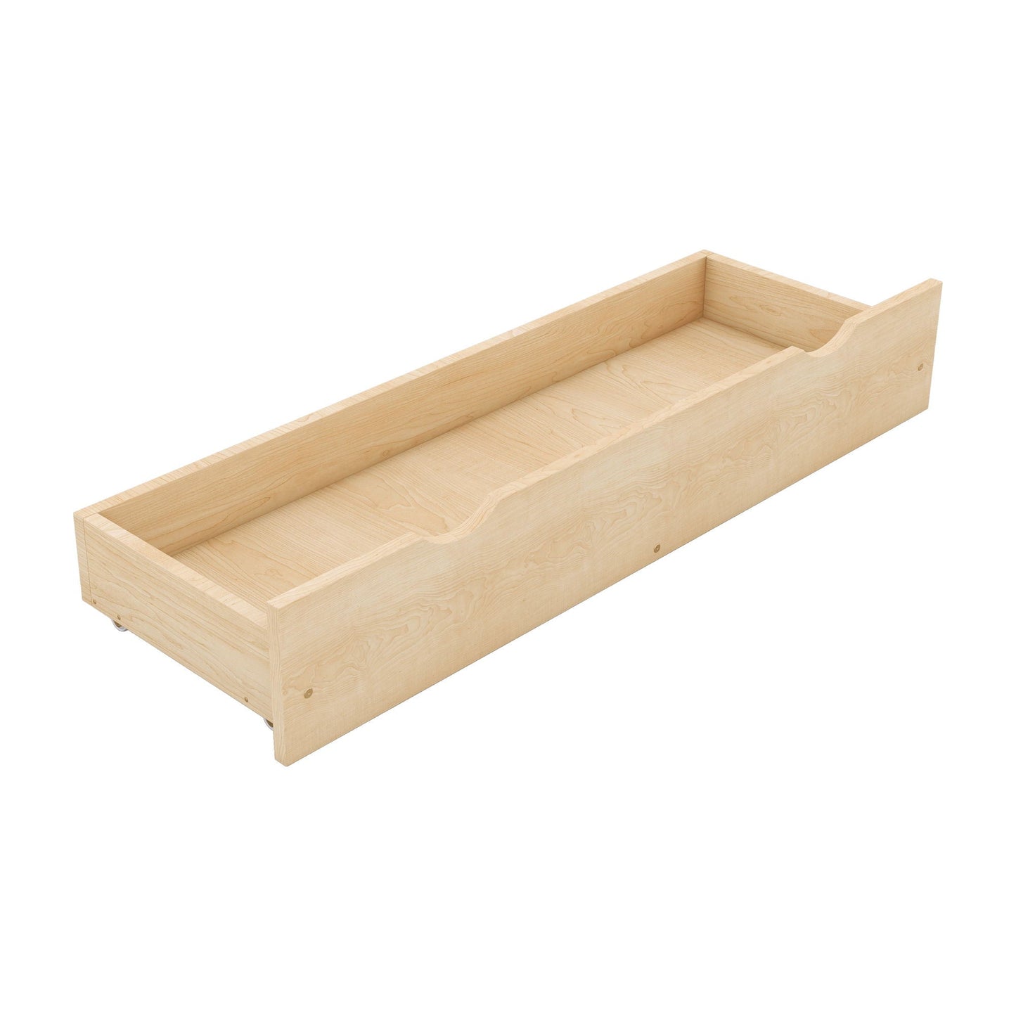 House Style Platform Bed With Guardrail And 2 Drawers