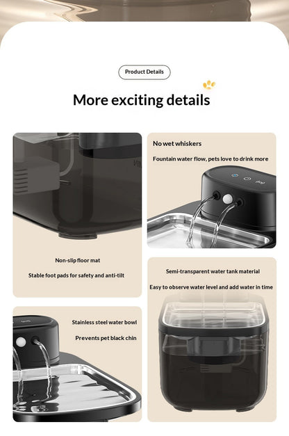 Wireless Smart Sensor Pet Water Fountain
