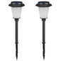 2Pcs Solar Flame Torch Light IP65 Waterproof Flickering Flame Stake Lamp Decorative Landscape Lamp For Garden Path Yard