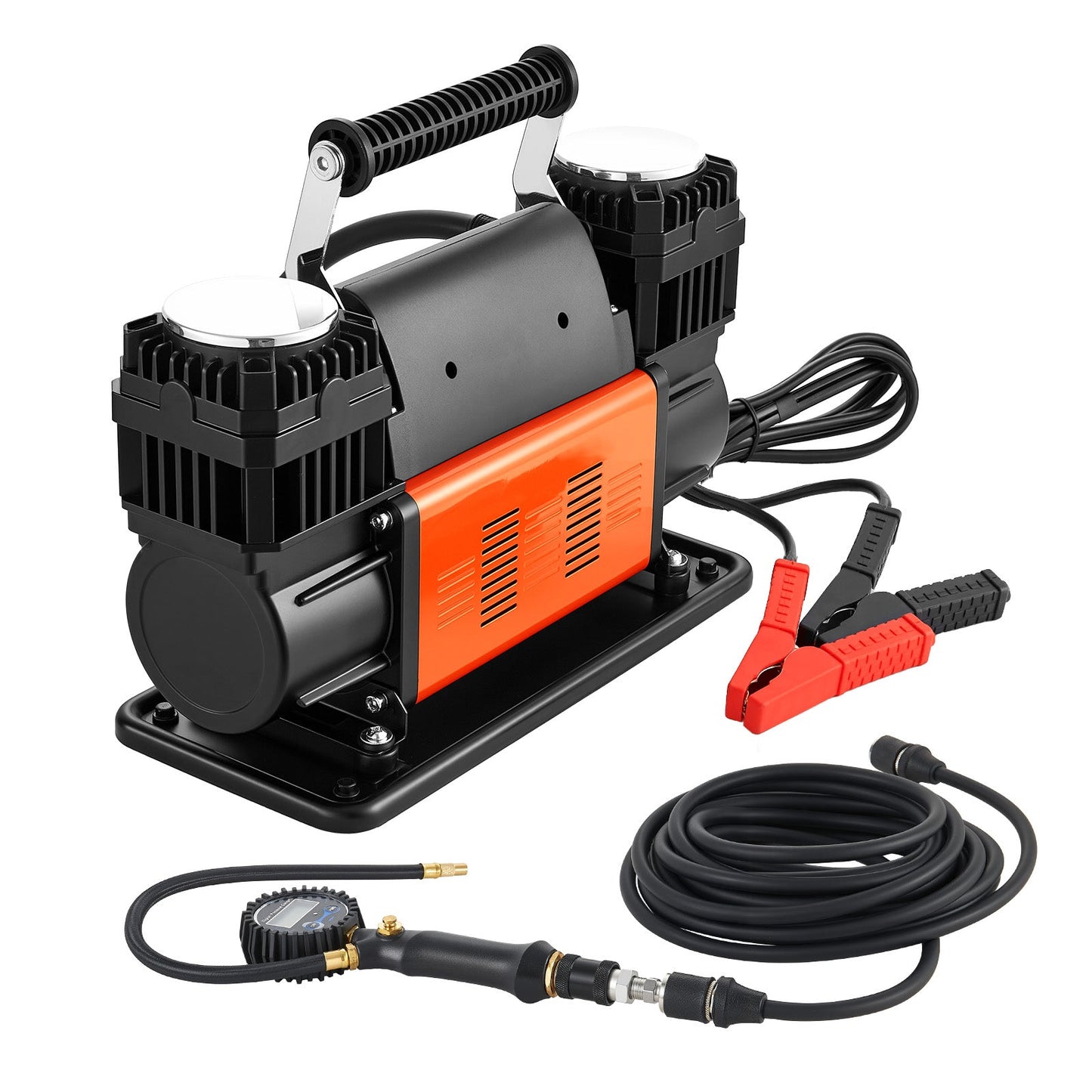 Dual-Cylinder Heavy Duty Air Compressor