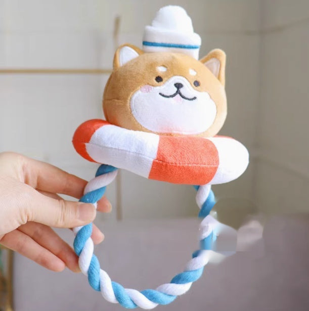 Toy Handle Bends And Hitches Butt Bite-resistant Plush