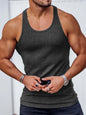 Men's Plus Size Round Neck Tank