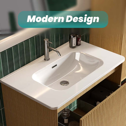 BB04-30-301 Integrated Bathroom Sink