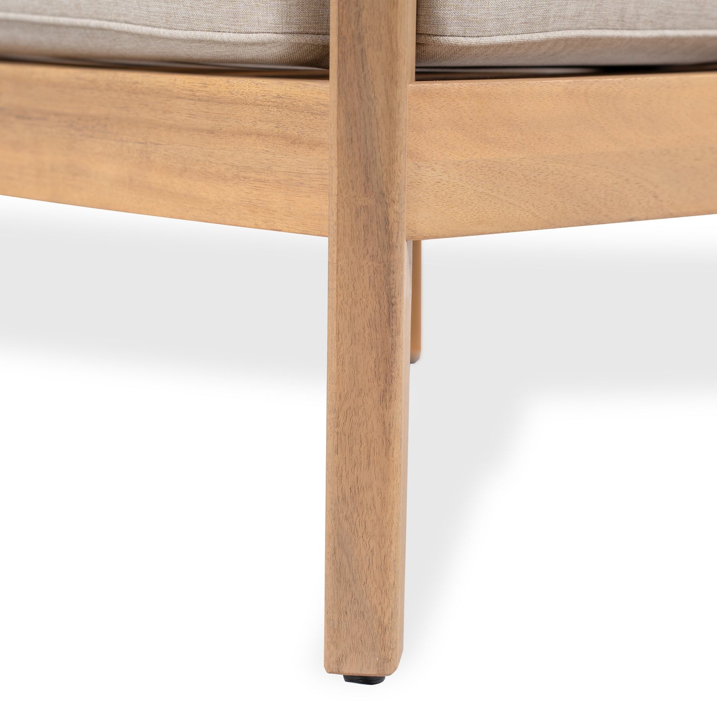 Mallorca Acacia Wood Club Chair With Seat Cushion