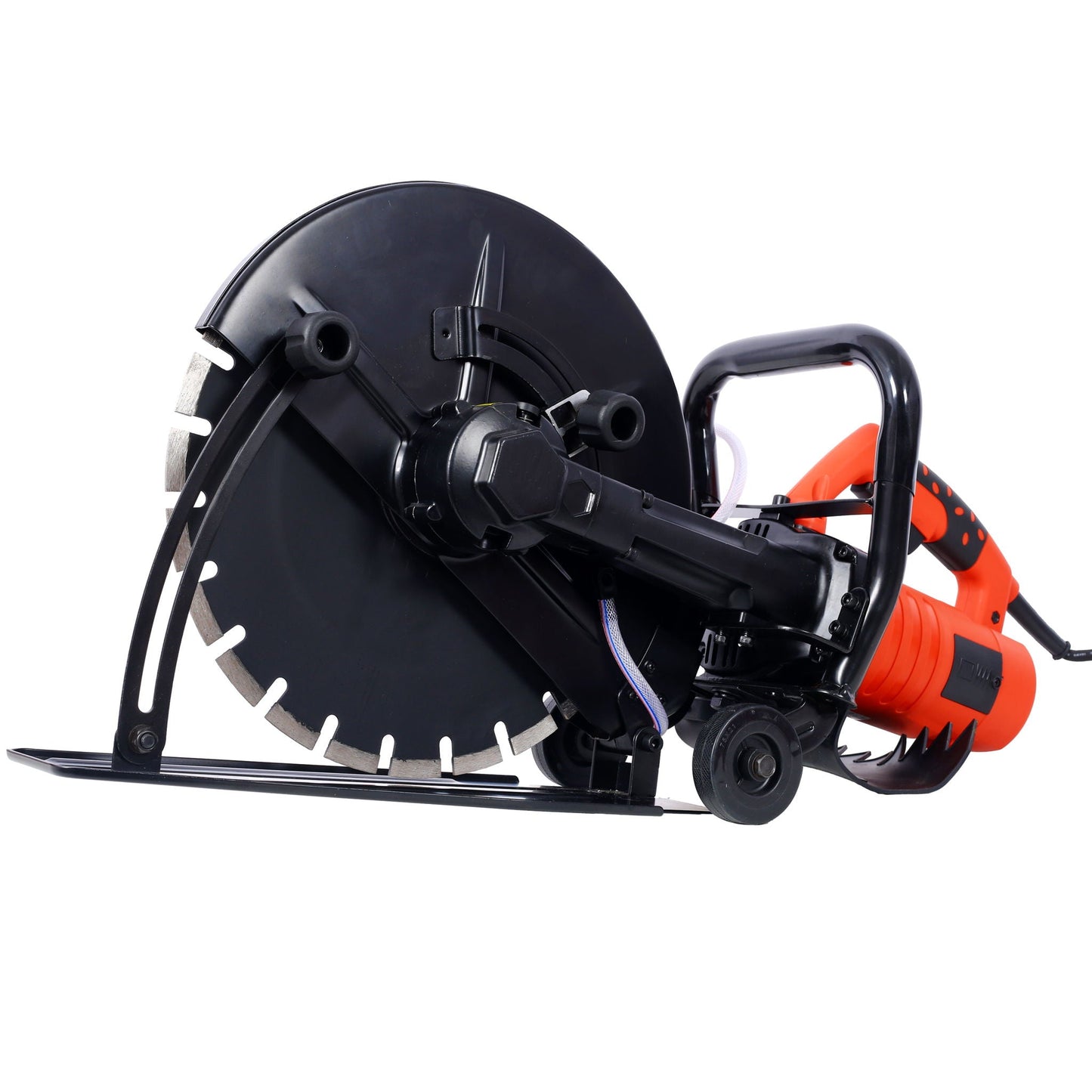 Electric 14" Cut Off Saw With Wet / Dry Functionality And Water Line Attachment Metal, 30" Length - Black
