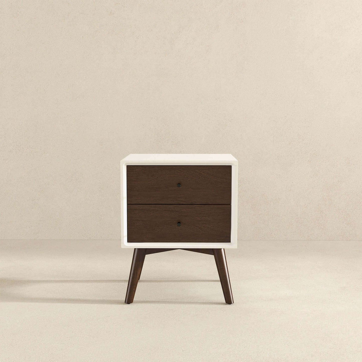 Caroline - Mid-Century Modern Style Night Stand 2 Drawer