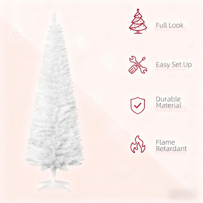 Slim Christmas Tree with Realistic Branches