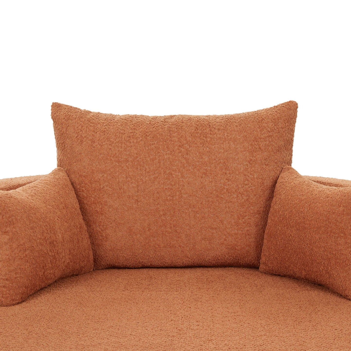 360° Swivel Accent Barrel Chair With 3 Removable Pillows For Living Room